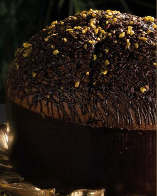 Panettone al pistacchio farcito con crema 1kg