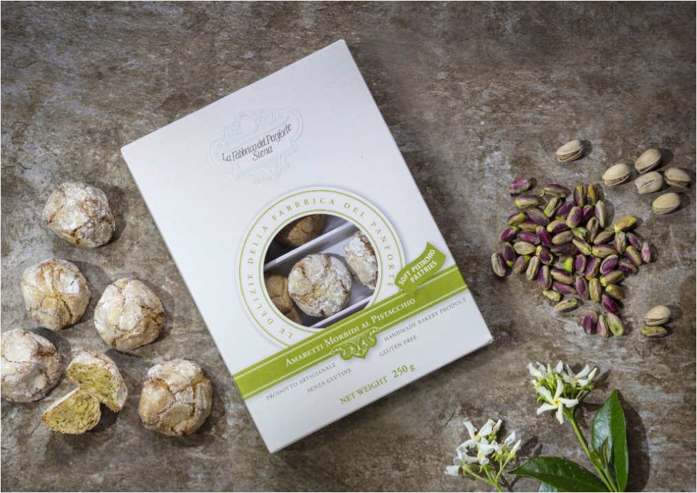 Amaretti morbidi al Pistacchio