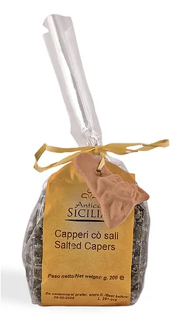Capperi con Sale marino di Sicilia 200g