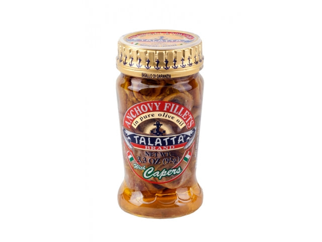 Filetti di acciughe con capperi (Sardellenfilets)