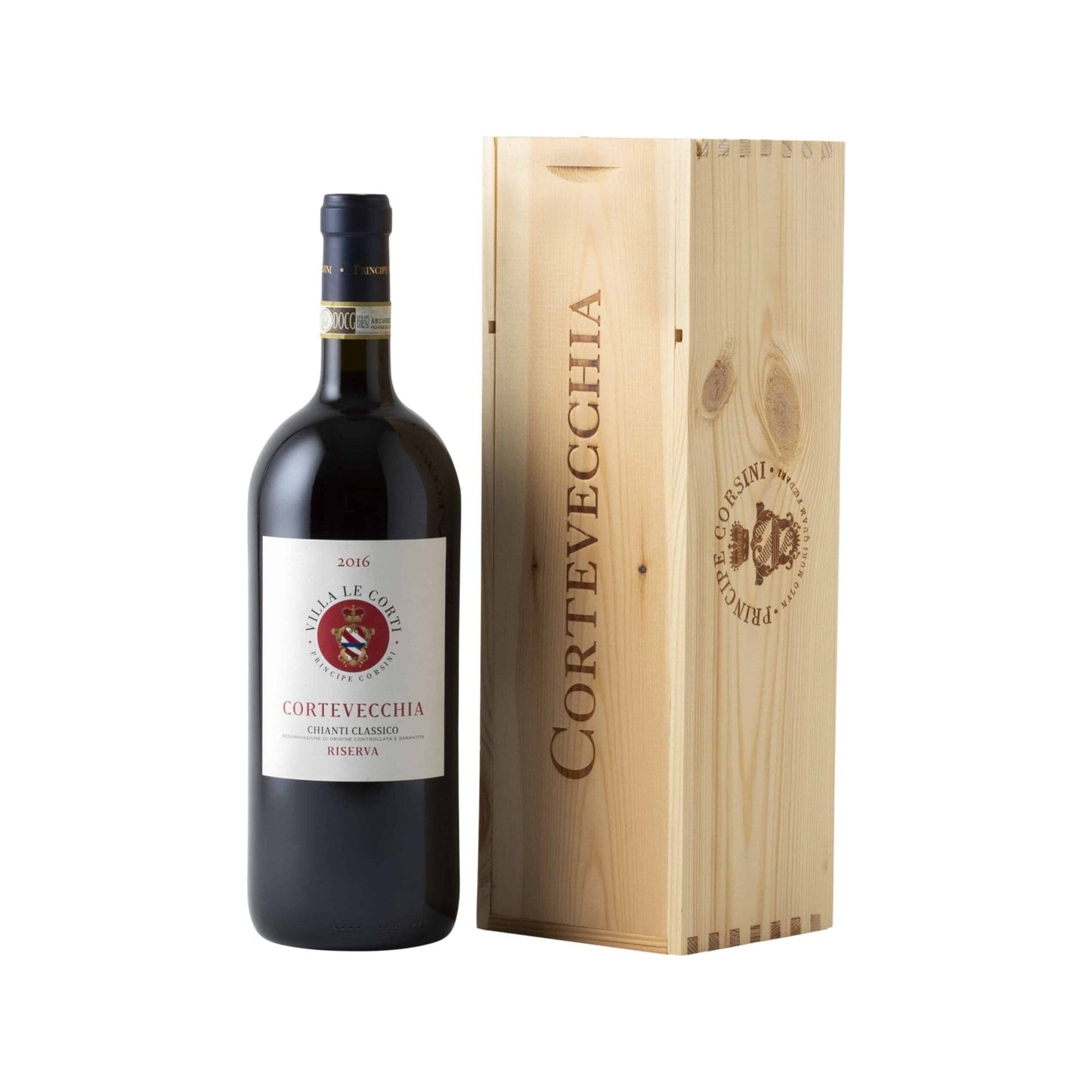 Chianti Classico Riserva "Magnum mit Holzkiste" Cortevecchia DOCG
