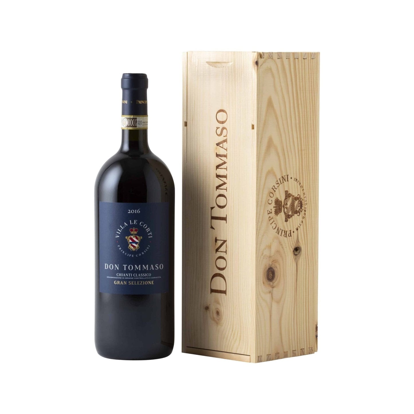 Don Tommaso Chianti Classico "Magnum mit Holzkiste" Bio Gran Selezione DOCG