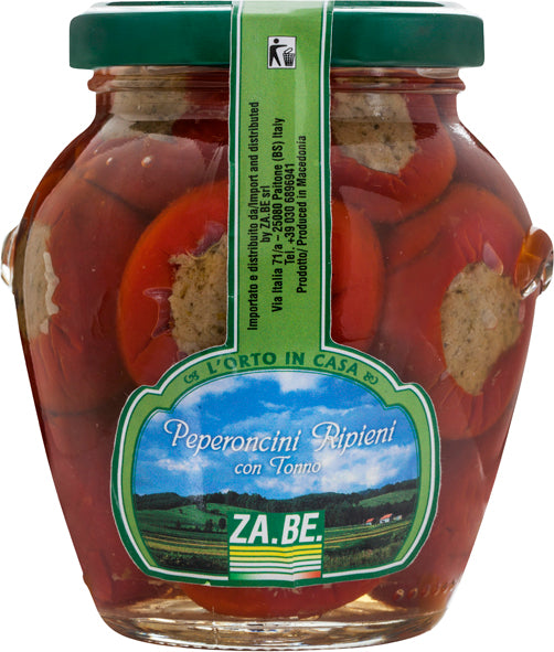 Peperoncini ripieni con tonno