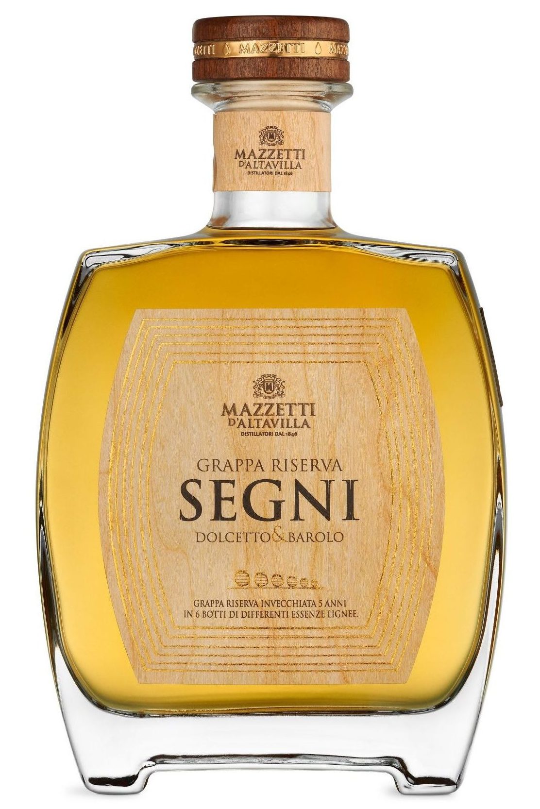 Grappa Riserva Segni "ohne Holzkiste" 43% Vol.