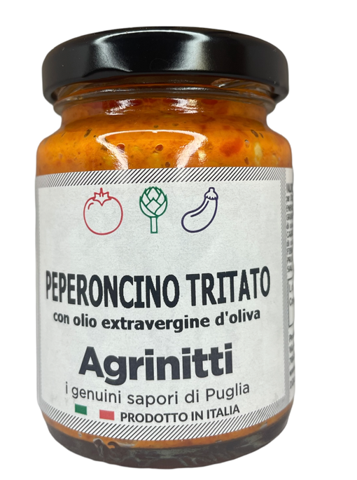 Peperoncino tritato con olio extravergine di oliva