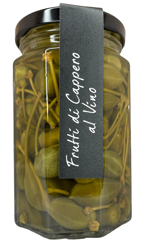 Frutti di Cappero al Vino "Kapernäpfel"
