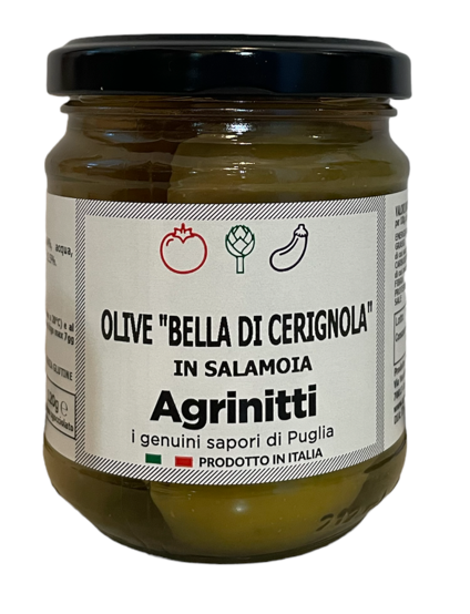 Olive "Belle di Cerignola" in salamoia