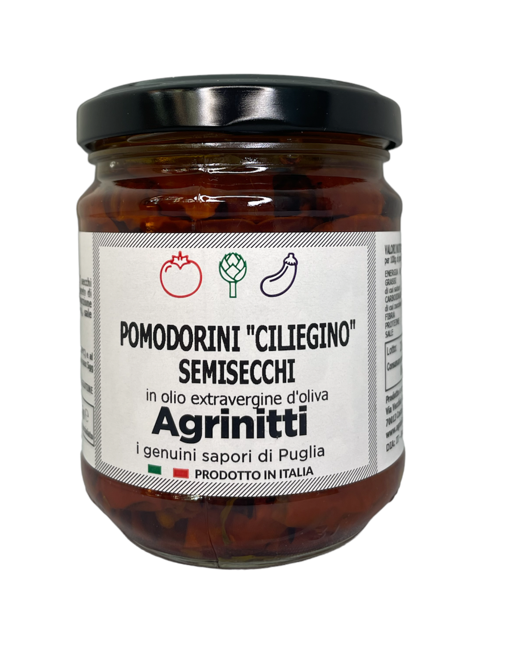 Pomodorini Ciliegino secchi in olioextravergine d'oliva