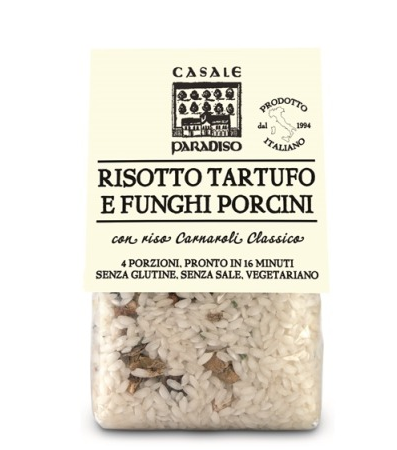 Risotto Carnaroli al Tartufo e funghi porcini