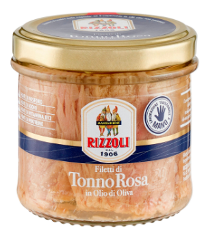 Filetti di Tonno rosa in Olio di Oliva