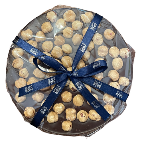 Tortino di cioccolato fondente con nocciole 300g