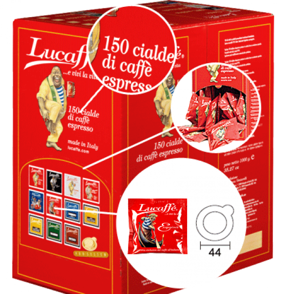 Kaffeepads Lucaffé "Exquisit" Espresso (ESE 44mm)