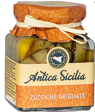Zucchine a fette grigliate in olio EVO