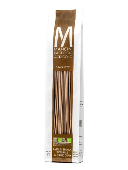 Spaghetti Pasta di semola di grano duro "integrale" Mancini