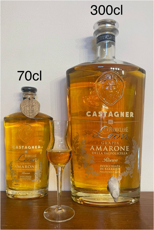 Grappa Fuoriclasse Leon Amarone "Doppelmagnum" 38% Vol.