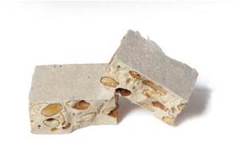 Torrone friabile con mandorle