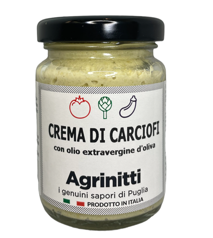 Crema di carciofi con olio extravergine d''oliva