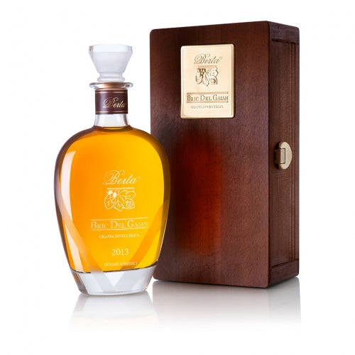 Grappa Bric del Gaian "mit Holzkiste" 45 % Vol.